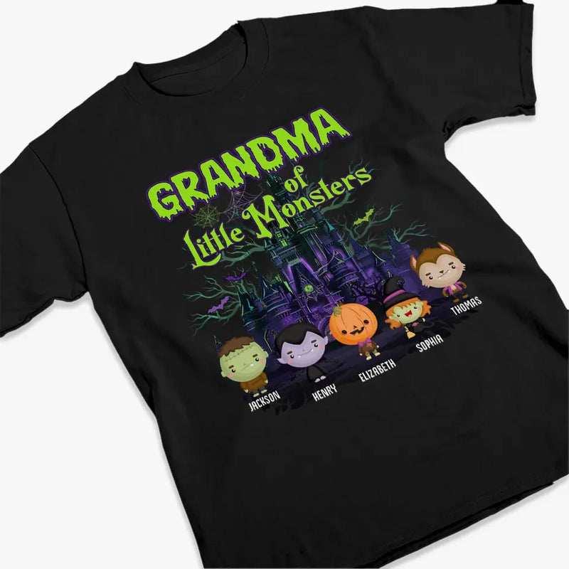 Grandma Makes Halloween A Little Cozier - Family Personalized Custom Unisex T-shirt, Hoodie, Sweatshirt - Halloween Gift For Mom, Grandma