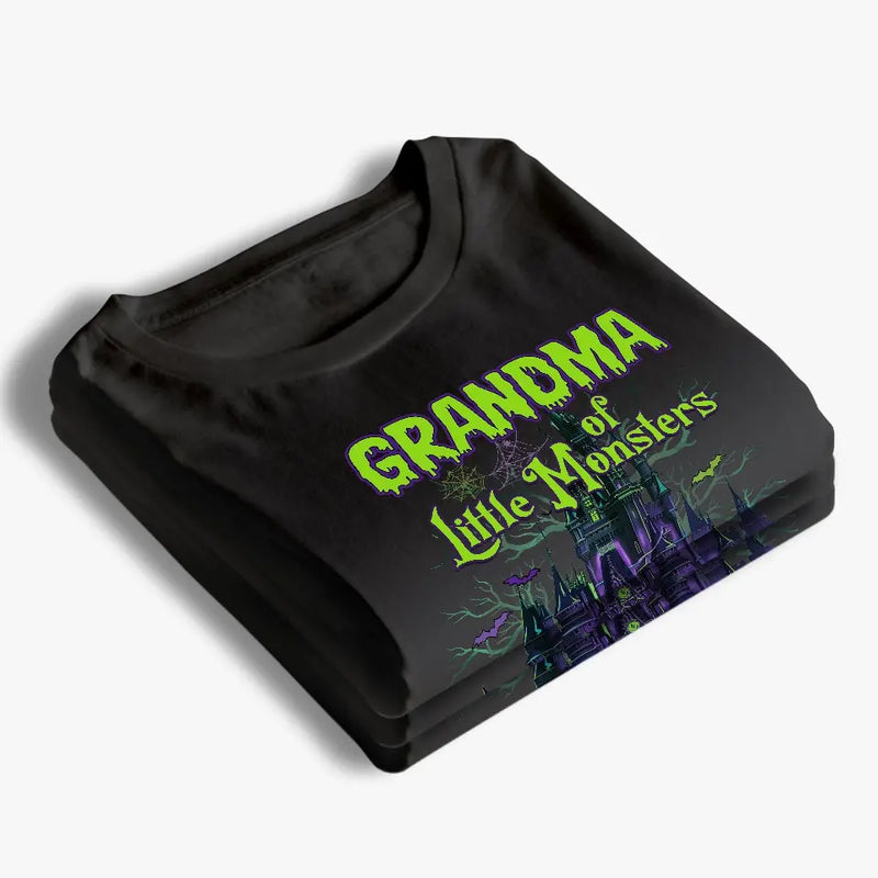 Grandma Makes Halloween A Little Cozier - Family Personalized Custom Unisex T-shirt, Hoodie, Sweatshirt - Halloween Gift For Mom, Grandma