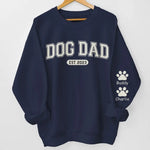 Custom Name Dog Dad Gifts for Men - Personalized Sweater