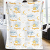Such A Big Miracle, In Such A Little Elephant - Family Personalized Custom Baby Blanket - Gift For Baby Kids, Newborn Baby