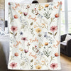 Shine And Bright Like A Flower - Family Personalized Custom Baby Blanket - Gift For Baby Kids, Newborn Baby