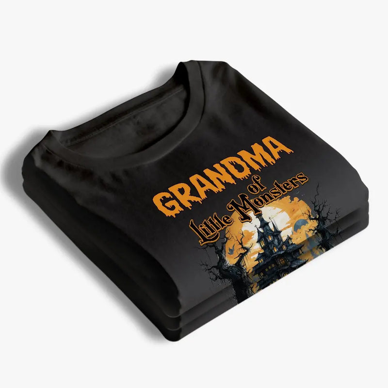 Spooky Fun For The Best Grandma - Family Personalized Custom Unisex T-shirt, Hoodie, Sweatshirt - Halloween Gift For Mom, Grandma