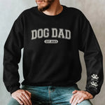 Custom Name Dog Dad Gifts for Men - Personalized Sweater