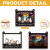 Home Sweet Haunted Home - Family Personalized Window Hanging Suncatcher - Halloween Gift For Family Members