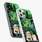 Witchy Vibes For Cat Mom This Halloween - Cat Personalized Custom Clear Phone Case - Halloween Gift For Pet Owners, Pet Lovers