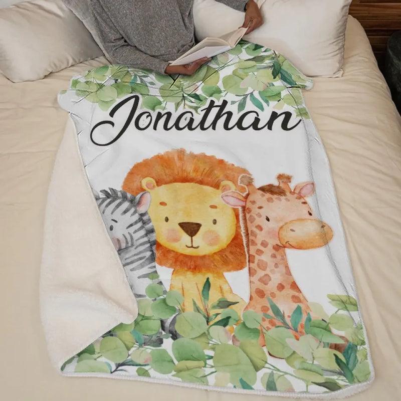 Tiny Toes And Baby Smiles Make The World Bright - Family Personalized Custom Baby Blanket - Gift For Baby Kids, Newborn Baby