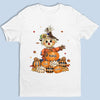 We Turn Pumpkins Into Magical Memories - Family Personalized Custom Unisex T-shirt, Hoodie, Sweatshirt - Halloween Gift For Mom, Grandma