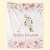 You Are The Cheerful Flower In Our Family’s Bouquet - Family Personalized Custom Baby Blanket - Gift For Baby Kids, Newborn Baby