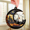 We Are The Things That Others Fear - Family Personalized Window Hanging Suncatcher - Halloween Gift For Family Members