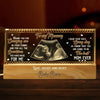Custom Photo The Sweetest Little Part Of Destiny - Family Personalized Custom Acrylic Letters 3D LED Night Light - Gift For Baby Kids, Newborn Baby