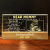 Custom Photo Happiness Is Born At Our Home - Family Personalized Custom Acrylic Letters 3D LED Night Light - Gift For Baby Kids, Newborn Baby