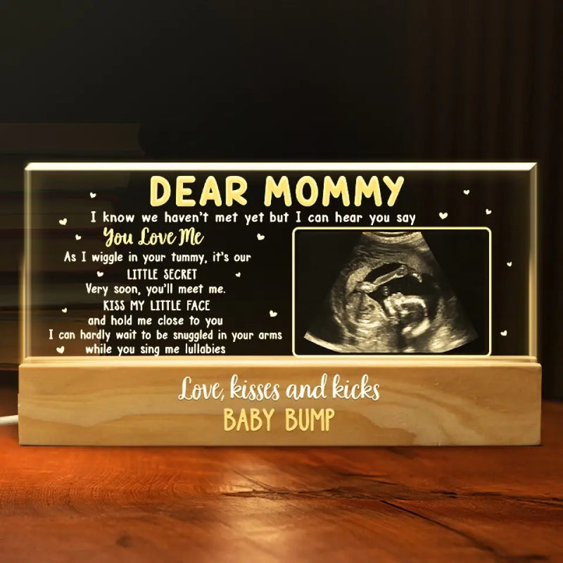Custom Photo Happiness Is Born At Our Home - Family Personalized Custom Acrylic Letters 3D LED Night Light - Gift For Baby Kids, Newborn Baby