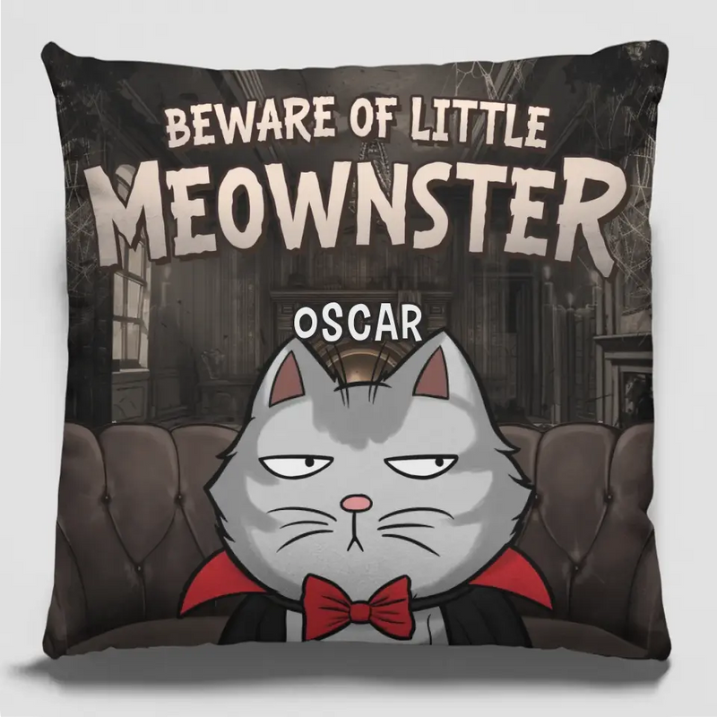 We Rule The House - Cat Personalized Custom Pillow - Halloween Gift For Pet Owners, Pet Lovers