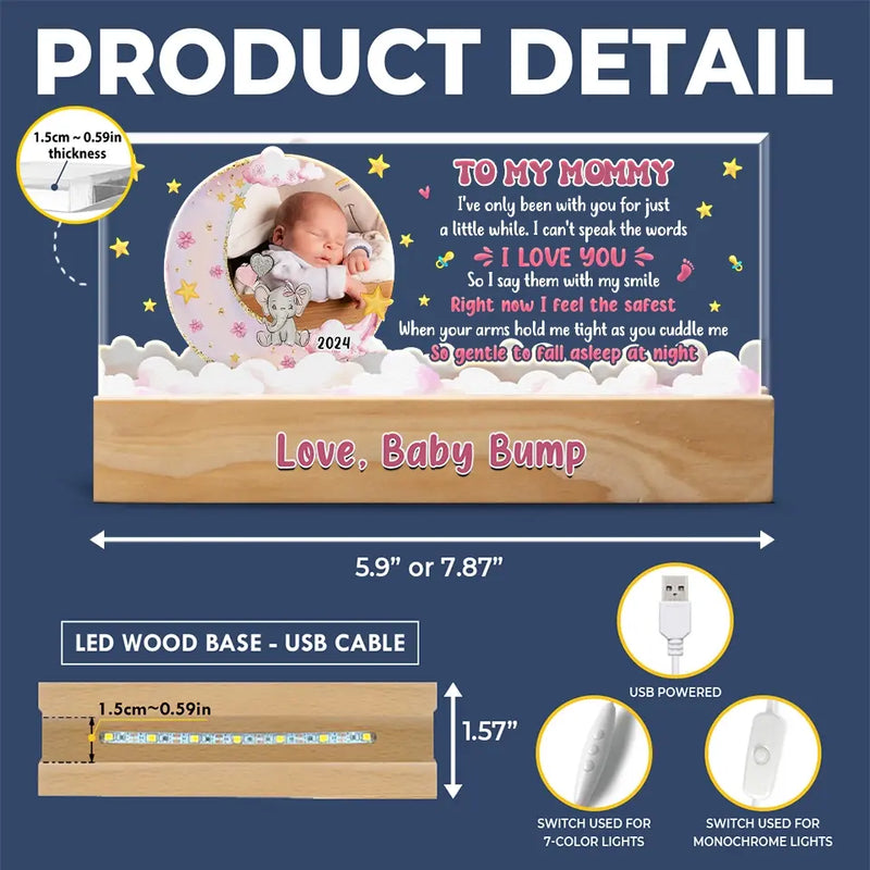 Custom Photo Every Baby Is A Gift That Brings Joy To Our Lives - Family Personalized Custom Acrylic Letters 3D LED Night Light - Gift For Baby Kids, Newborn Baby