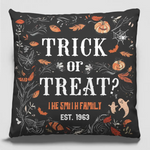 Halloween Is All About Spending Time With Loved Ones - Family Personalized Custom Pillow - Halloween Gift For Family