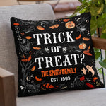 Halloween Is All About Spending Time With Loved Ones - Family Personalized Custom Pillow - Halloween Gift For Family