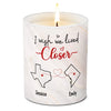 Distance Means So Little When Someone Means So Much - Bestie Personalized Custom Smokeless Scented Candle - Gift For Best Friends, BFF, Sisters