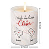 Distance Means So Little When Someone Means So Much - Bestie Personalized Custom Smokeless Scented Candle - Gift For Best Friends, BFF, Sisters