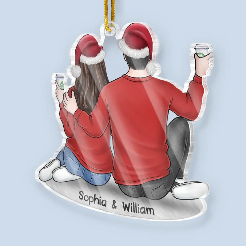 All I Want For Christmas Is You - Couple Personalized Custom Ornament - Acrylic Custom Shaped - Christmas Gift For Husband Wife, Anniversary