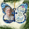 Custom Photo Unable Are The Loved To Die, For Love Is Immortality - Memorial Personalized Custom Ornament - Acrylic Custom Shaped - Sympathy Gift For Family Members