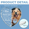 Custom Photo Once By My Side, Forever In My Heart - Memorial Personalized Custom Heart Glass Ornament - Sympathy Gift, Christmas Gift For Pet Owners, Pet Lovers