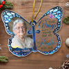 Custom Photo Unable Are The Loved To Die, For Love Is Immortality - Memorial Personalized Custom Ornament - Acrylic Custom Shaped - Sympathy Gift For Family Members