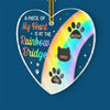 Until The Day We Meet Again On The Rainbow Bridge - Memorial Personalized Custom Ornament - Acrylic Custom Shaped - Sympathy Gift For Pet Owners, Pet Lovers
