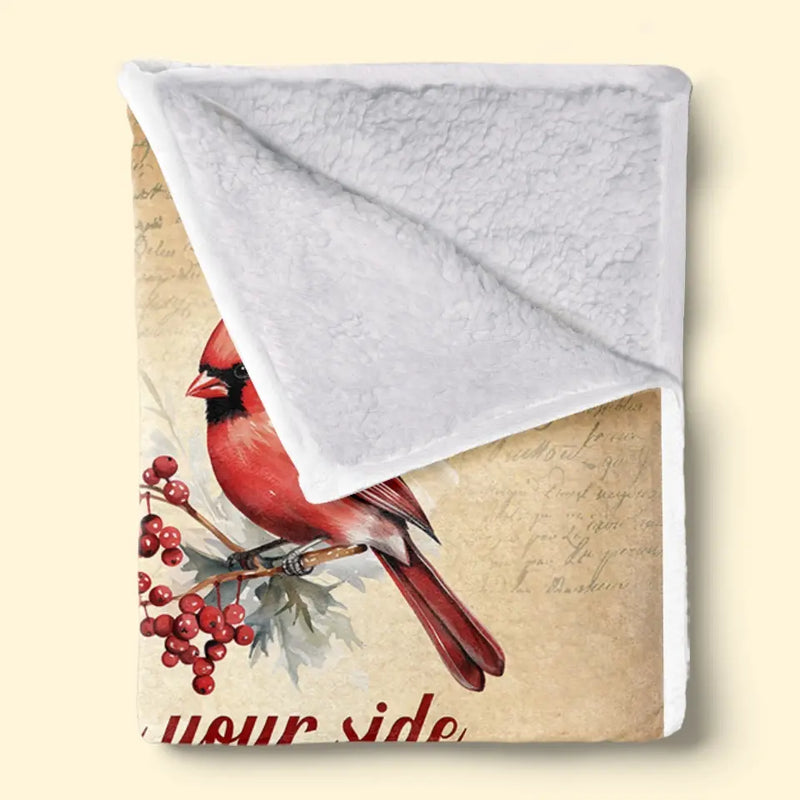 Custom Photo The Spirit Lives On Forever - Memorial Personalized Custom Blanket - Sympathy Gift For Family Members