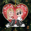 We Believe In Love - Couple Personalized Custom Ornament - Acrylic Custom Shaped - Christmas Gift For Husband Wife, Anniversary