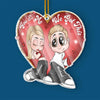 We Believe In Love - Couple Personalized Custom Ornament - Acrylic Custom Shaped - Christmas Gift For Husband Wife, Anniversary