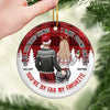 This Christmas, You're My Perfect Present - Couple Personalized Custom Ornament - Ceramic Round Shaped - Christmas Gift For Husband Wife, Anniversary