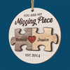 Making Memories Together Is What Christmas Is All About - Couple Personalized Custom Shaped 2 Layered Wood Christmas Ornament - Christmas Gift For Husband Wife, Anniversary