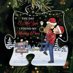 You Are My Favorite Christmas Present - Couple Personalized Custom Ornament - Acrylic Custom Shaped - Christmas Gift For Husband Wife, Anniversary
