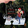 You Are My Favorite Christmas Present - Couple Personalized Custom Ornament - Acrylic Custom Shaped - Christmas Gift For Husband Wife, Anniversary