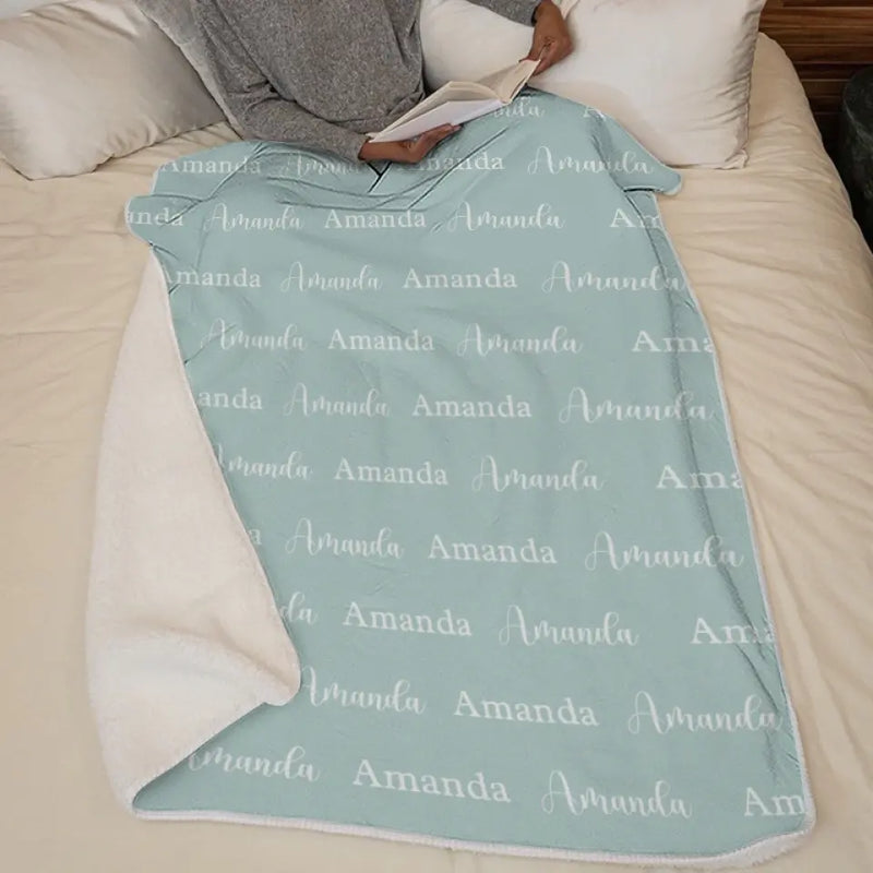 You’re Part Of Me, My Little One - Family Personalized Custom Baby Blanket - Gift For Baby Kids, Newborn Baby