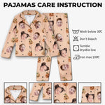 Custom Photo Happy Halloween - Family Personalized Custom Pajamas - Halloween Gift For Family Members