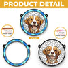 Custom Photo Cats Leave Paw Prints On Our Hearts - Memorial Personalized Window Hanging Suncatcher - Sympathy Gift For Pet Owners, Pet Lovers