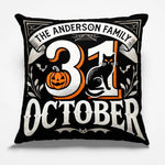 Let's Get Spooky - Family Personalized Custom Pillow - Halloween Gift For Family Members