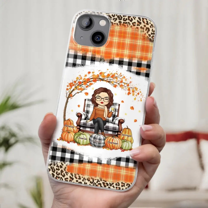 You Are The Epitome Of Awesome - Family Personalized Custom Clear Phone Case - Autumn Fall Gift For Grandma