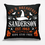Where Spooky Delights And Sweet Dreams Collide - Family Personalized Custom Pillow - Halloween Gift For Family Members