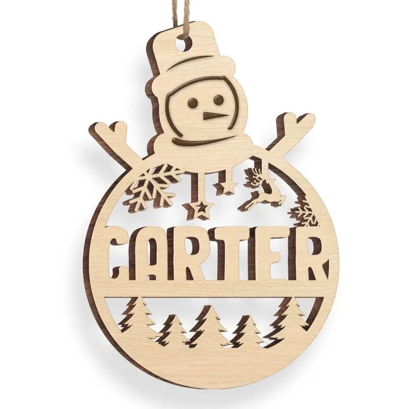 Christmas Is Like Candy - Family Personalized Custom Ornament - Wood Custom Shaped - Christmas Gift For Family Members