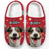 Custom Photo Unleash The Joy - Dog & Cat Personalized Custom Fluffy Slippers - Christmas Gift For Pet Owners, Pet Lovers
