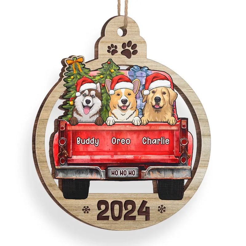 The Greatest Gift Of All - Dog Personalized Custom Ornament - Wood Custom Shaped - Christmas Gift For Pet Owners, Pet Lovers