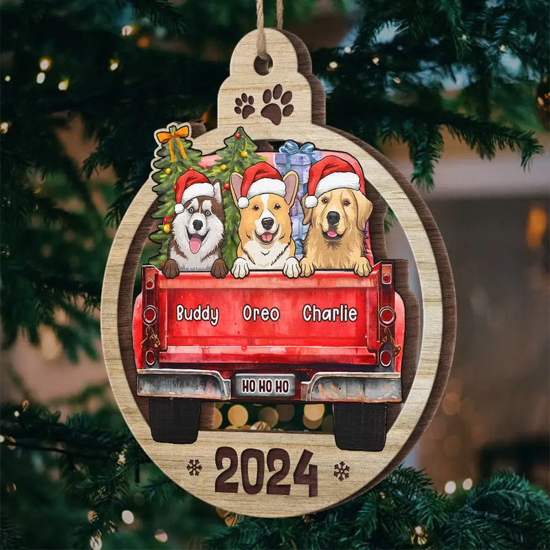 The Greatest Gift Of All - Dog Personalized Custom Ornament - Wood Custom Shaped - Christmas Gift For Pet Owners, Pet Lovers