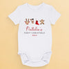 Celebrating Baby's First Christmas - Family Personalized Custom Baby Onesie - Christmas Gift For Baby Kids, Newborn Baby