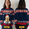 I Own You - Dog Personalized Custom Ugly Sweatshirt - Unisex Wool Jumper - Christmas Gift For Pet Owners, Pet Lovers