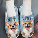 Custom Photo Merry Catmas, My Furry Friend - Dog & Cat Personalized Custom Fluffy Slippers - Christmas Gift For Pet Owners, Pet Lovers