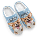 Custom Photo Merry Catmas, My Furry Friend - Dog & Cat Personalized Custom Fluffy Slippers - Christmas Gift For Pet Owners, Pet Lovers