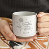 A Daughter Is A Mother's Best Friend - Family Personalized Custom Pottery Mug - Gift For Mom, Daughter