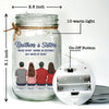 Family Is Not An Important Thing, It’s Everything - Family Personalized Custom Mason Jar Light - Gift For Siblings, Brothers, Sisters
